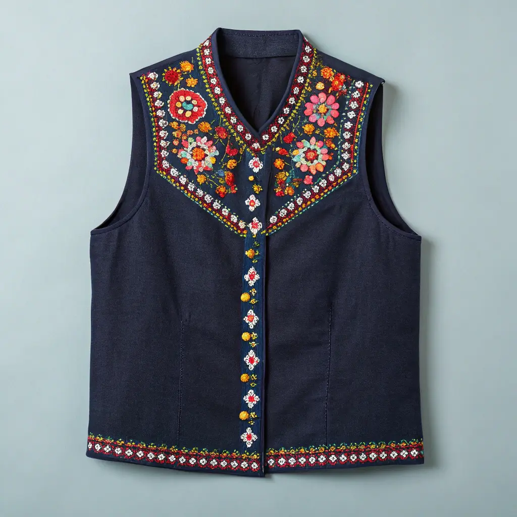 Men's Beaded Vest